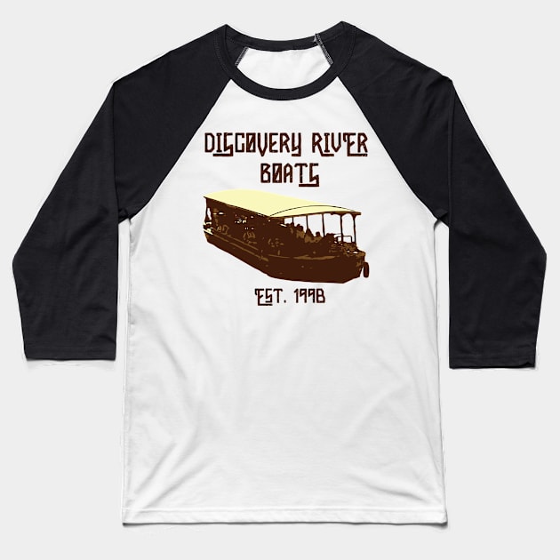 Discovery River Boats Baseball T-Shirt by Minotti Bros. Design Co.